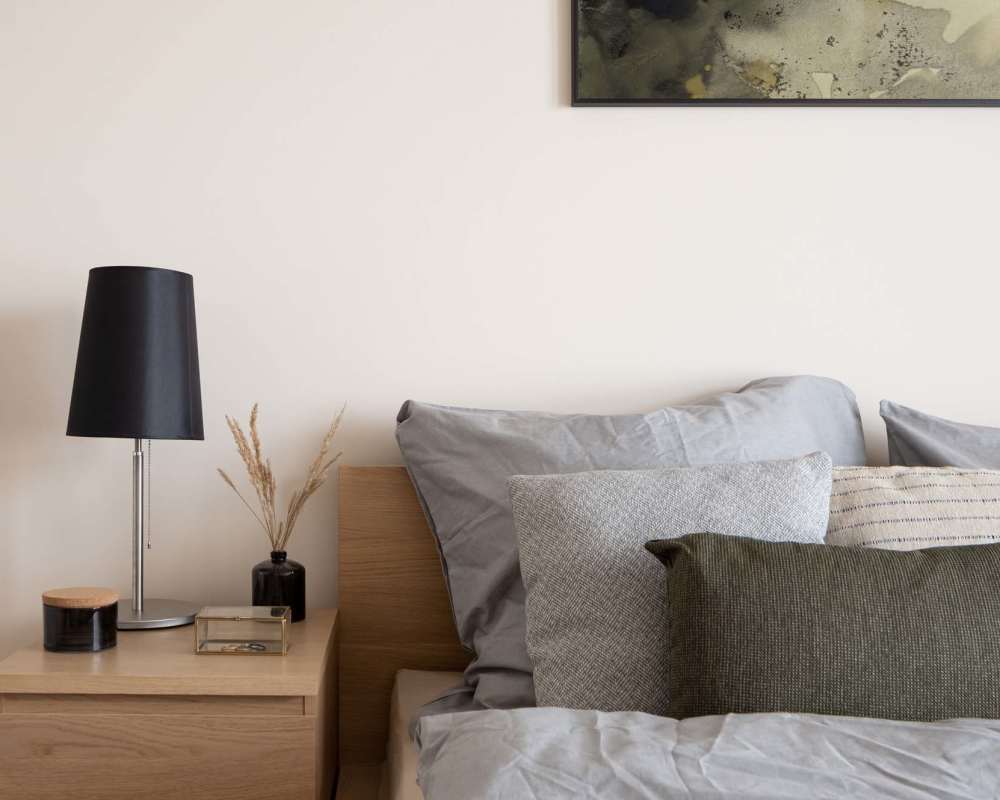 Bedroom in a home in a community managed by at Peters Residential in Culver City, California