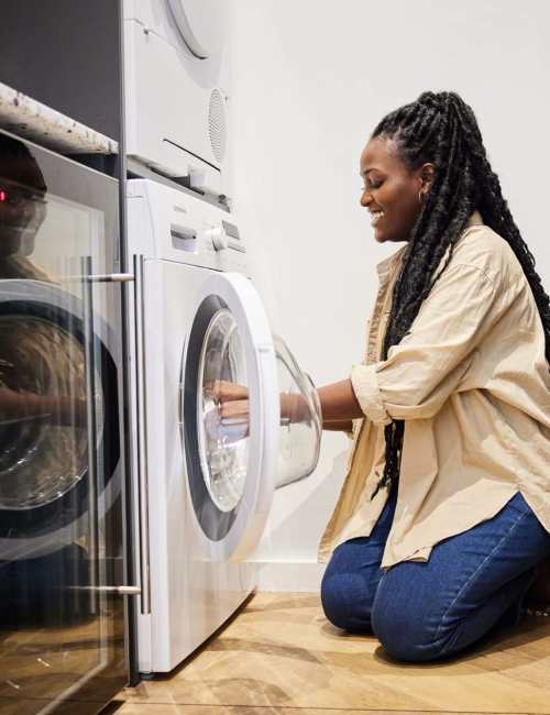 Laundry at Valley Place Apartments in Crystal, Minnesota