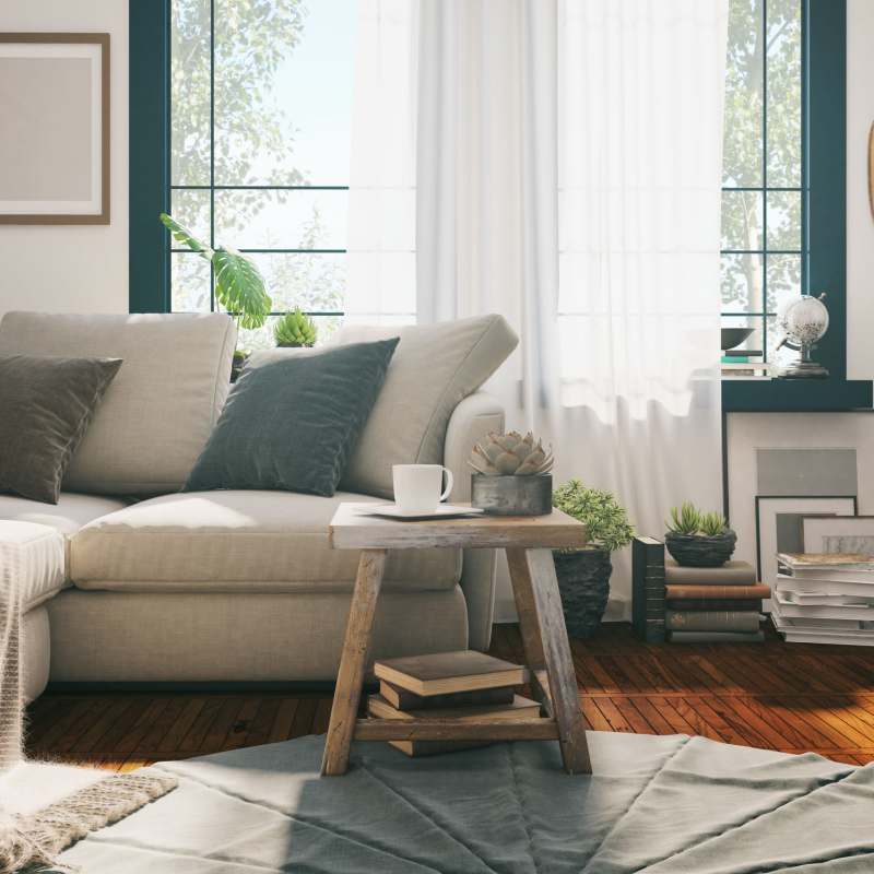 Model apartment at Scotts Edge, Richmond, Virginia