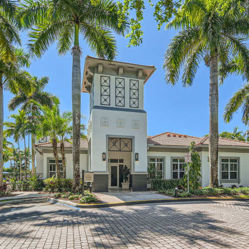 Clubhouse exterior at Solero at Plantation in Plantation, Florida