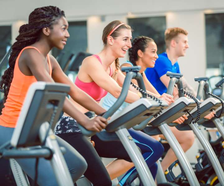 State-of-the-art fitness center at Woodmere Trace in Norfolk, Virginia