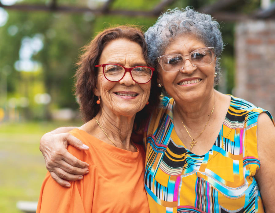 Two residents at The Club at St. Cloud in St. Cloud, Florida