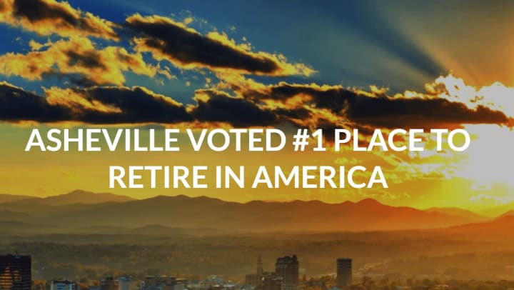 Asheville Voted #1 Place to Retire in America banner