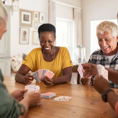 Resident playing around at Broadway West in Brentwood, New York