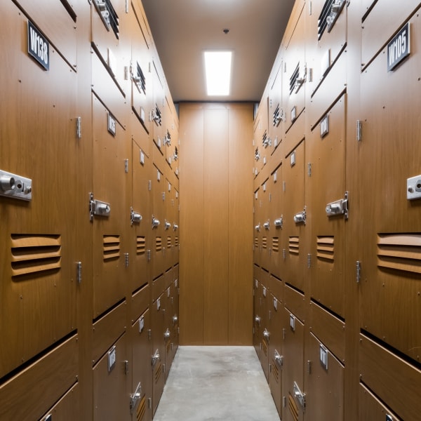 Secure wine storage units at StorQuest Self Storage in Bellingham, Washington