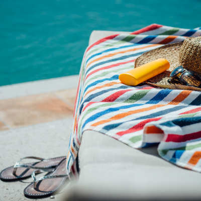 Pool side  at The Springs at Georgetown in Georgetown, Texas