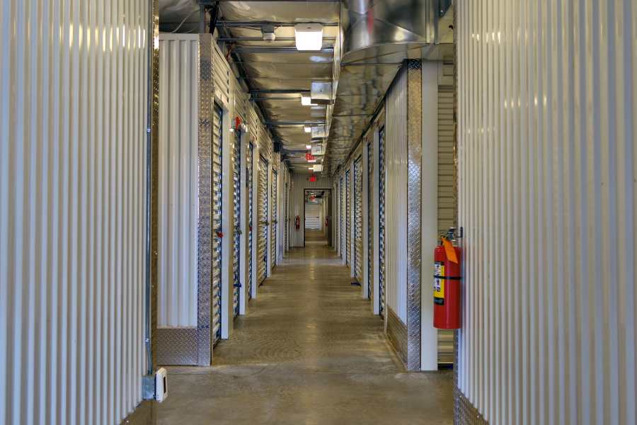Climate-controlled hallway at Storage Authority Buck Road in Glassboro,New Jersey