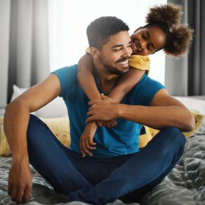 Resident with his kid at Alterra | Rocky Hill in Rocky Hill, Connecticut
