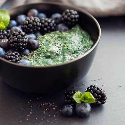 Tasty and healthy looking bowl of berries at Echelon at Odenton in Odenton, Maryland