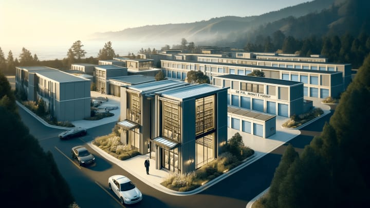 Here is the image that captures the luxurious essence of high-end self-storage in Pebble Beach, Del Monte Forest, reflecting the exclusivity and premium quality of the services offered. 1118 Airport Rd, Monterey, CA 93940
