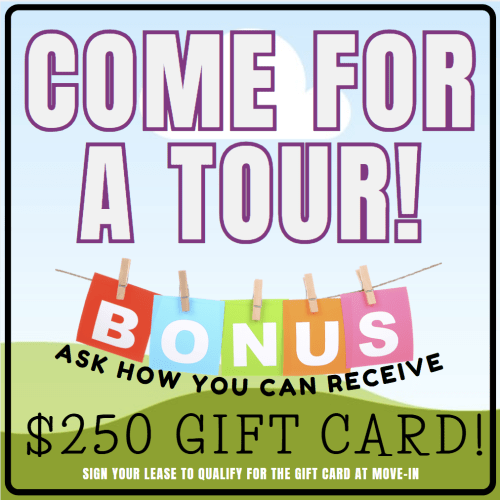 Lockwood Heights May Special - $250 Gift card upon Move-in