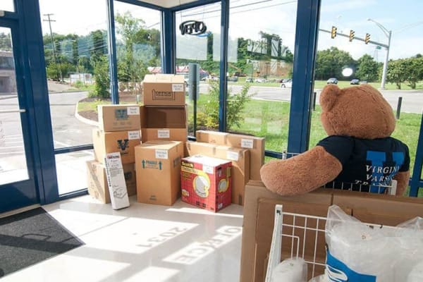 Boxes and supplies sold at Virginia Varsity Storage in Roanoke, Virginia