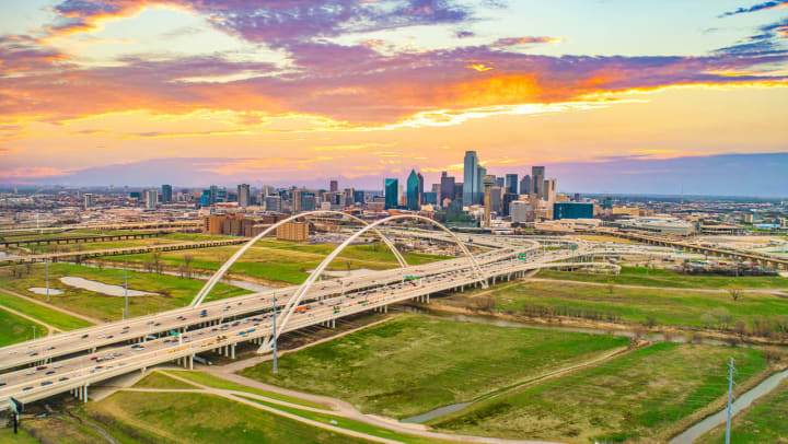 Photo of Dallas city skyline