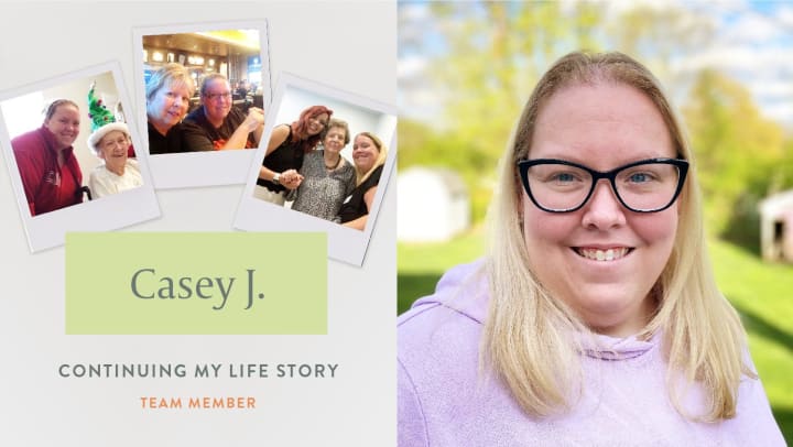 Continuing My Life Story: Casey J. - blog post