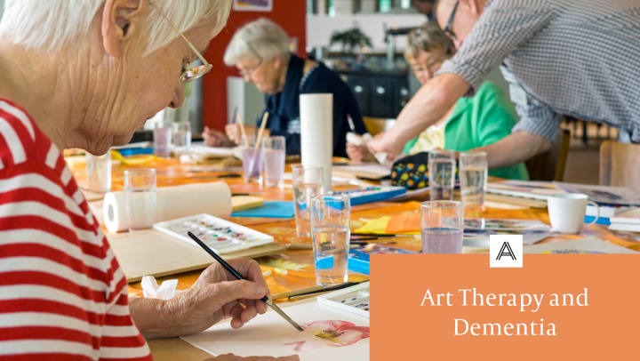 Art Therapy for Seniors with Dementia graphic