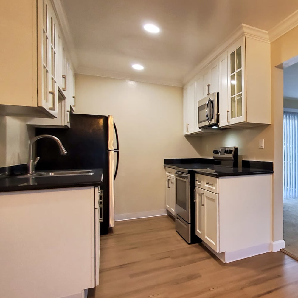 Kitchen at our Ignacio Place community at Mission Rock at Novato in Novato, California