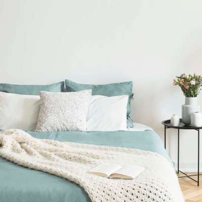 Peaceful and spacious bedroom at Ansley Murrayhill in Tigard, Oregon