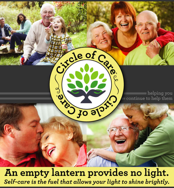 Circle of care flyer at Juniper Springs Senior Living in Redmond, Oregon. 