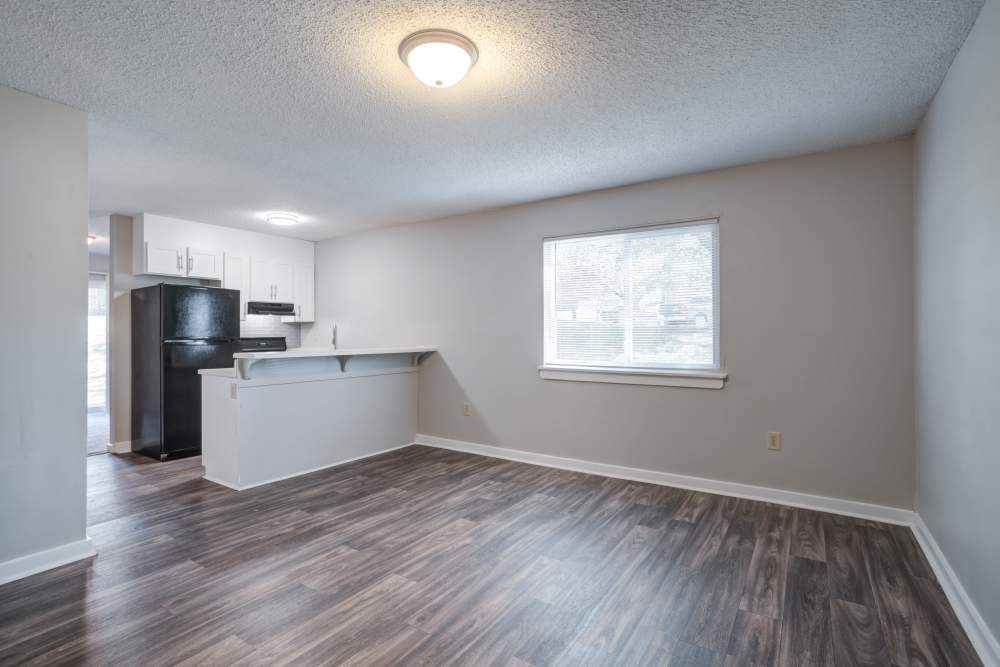 Renovated home with vinyl plank flooring and an upgraded kitchen