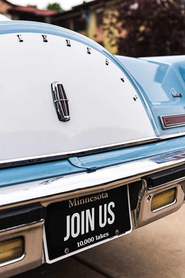 light blue car join us