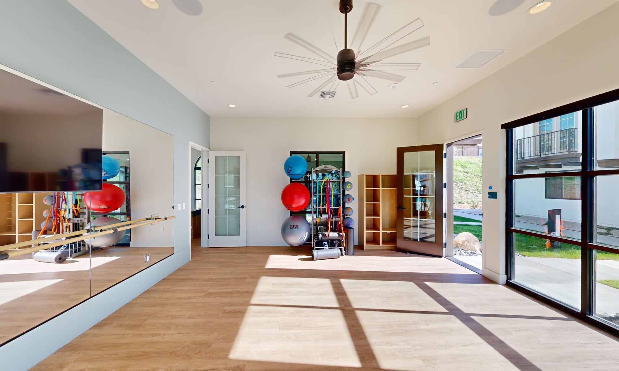 Yoga studio at The Villas at Anacapa Canyon in Camarillo, California