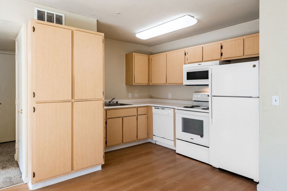 Kitchen at Creekside Village Senior Apartment Homes in Pittsburg, California