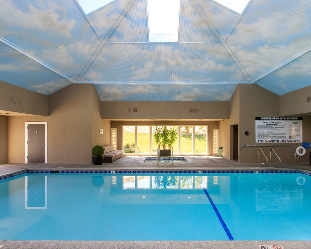 indoor pool at The Pointe in Fairfield, California