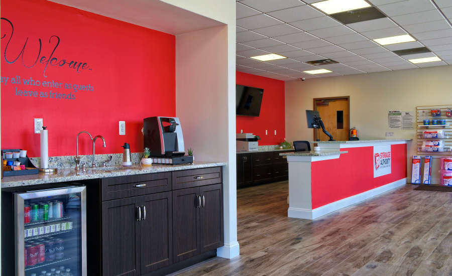 Lobby at Storage Authority Buck Road in Glassboro, NJ