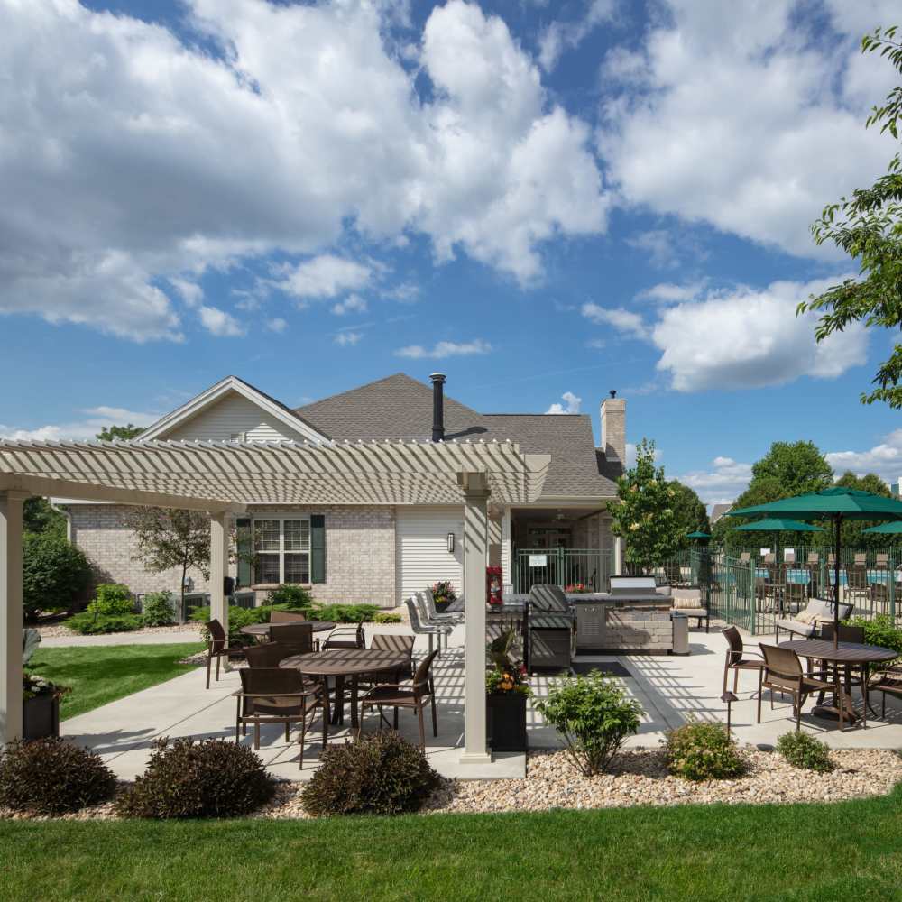 Green exterior at Deer Creek in Middleton, Wisconsin