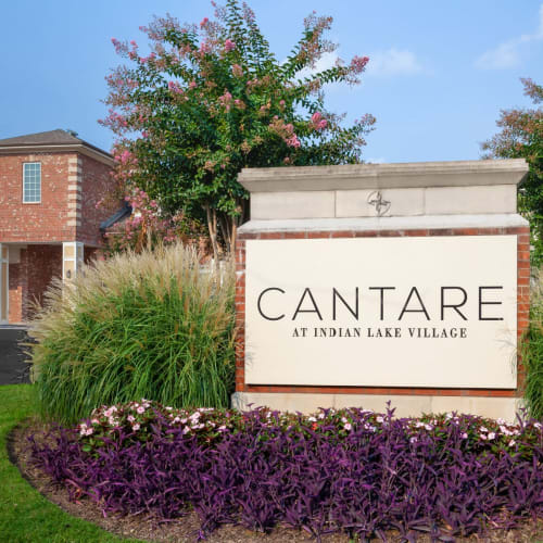 Entrance to the clubhouse area at Cantare at Indian Lake Village in Hendersonville, Tennessee