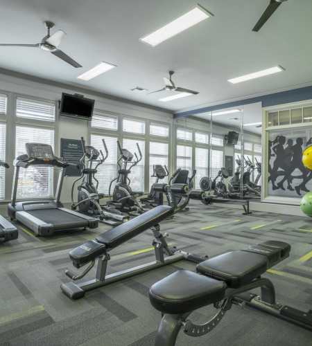 Fitness center at The Haven At West Melbourne in West Melbourne, Florida