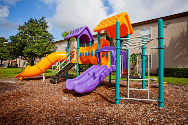 Community playground at Legends Lake Mary in Lake Mary, Florida