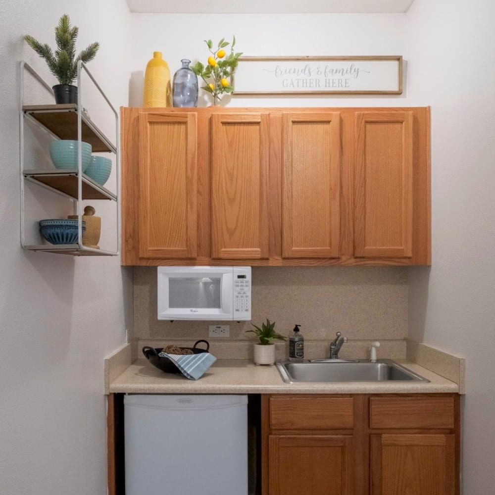 Kitchenette at Grand Villa of Palm Coast in Palm Coast, Florida