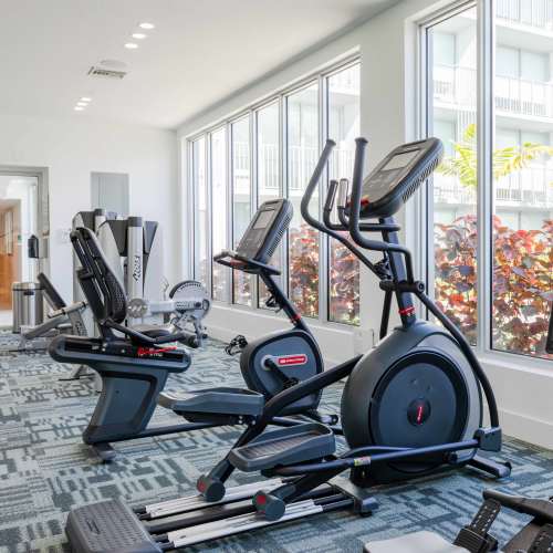 Cycling equipment at Alture Westland in Hialeah, Florida