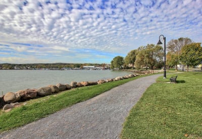 Waterfront park near Pinnacle North Apartments in Canandaigua, New York