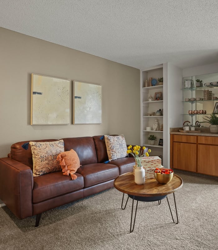 Living room at Shadow Ridge Apartments in El Paso, Texas