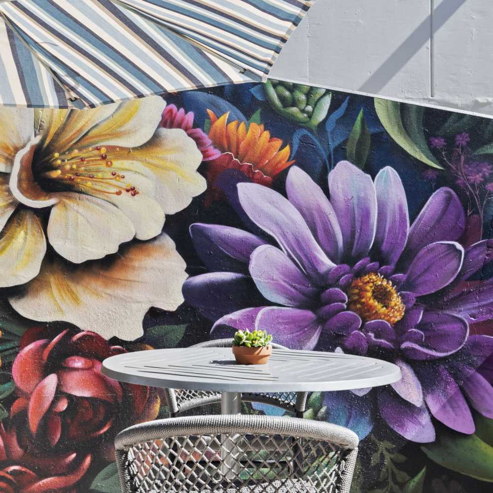 Exterior art at One55 Lofts in San Rafael, California