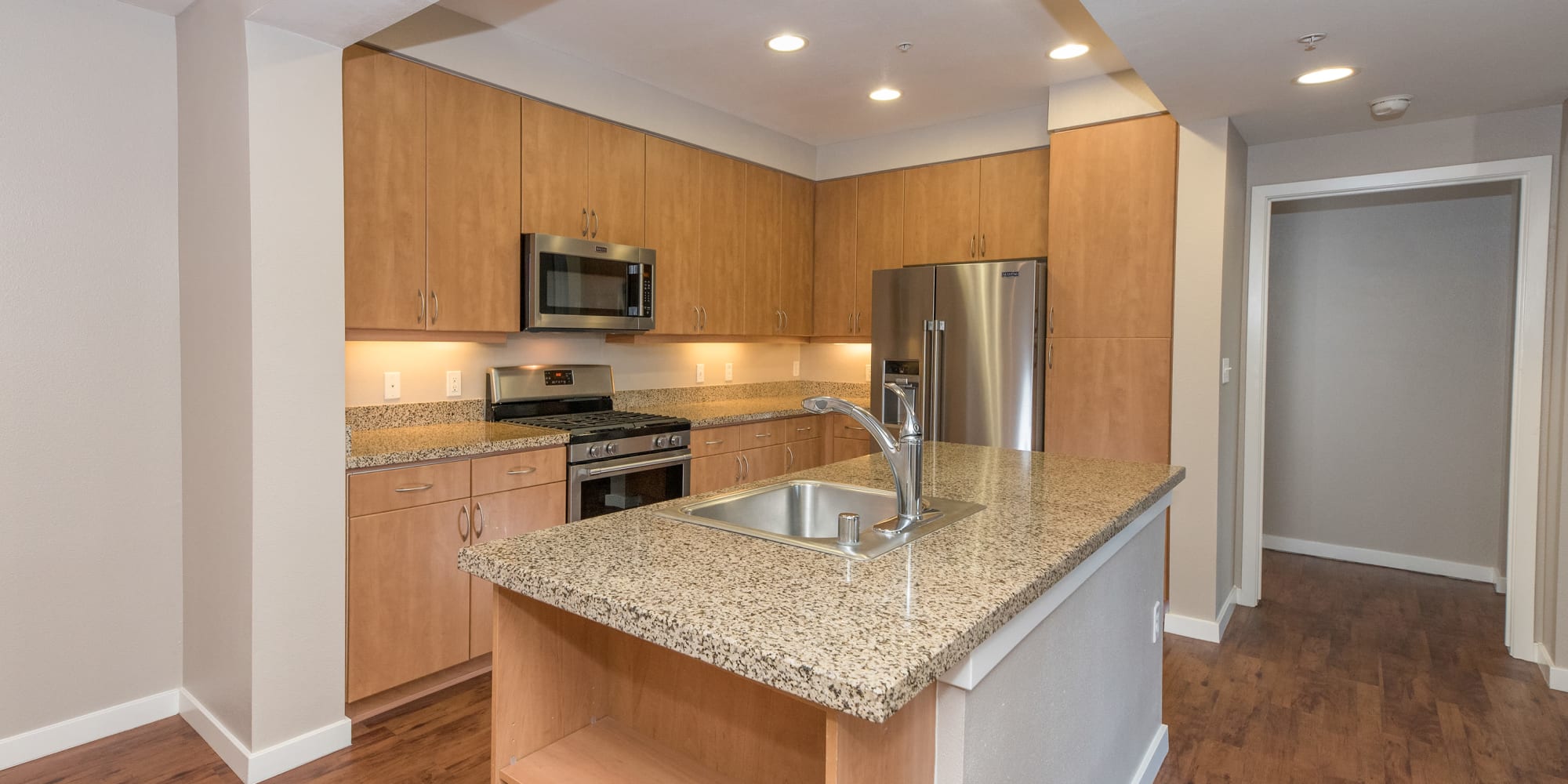 Kitchen at Azure Apartment Homes in Petaluma, California