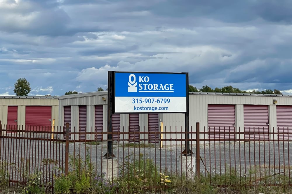 Learn more about features at KO Storage in Evans Mills, New York