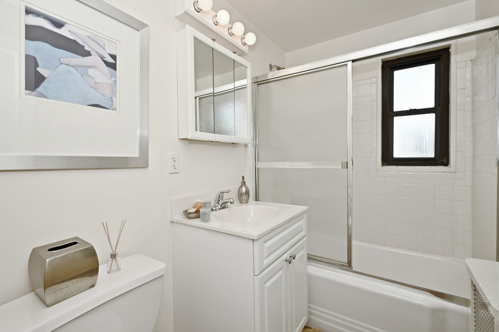 Bathroom at Richfield Village Apartments in Clifton, New Jersey
