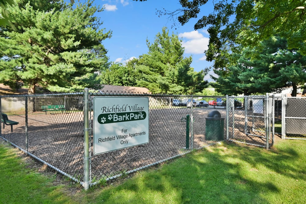 Enjoy Apartments with a Dog Park at Richfield Village Apartments in Clifton, New Jersey