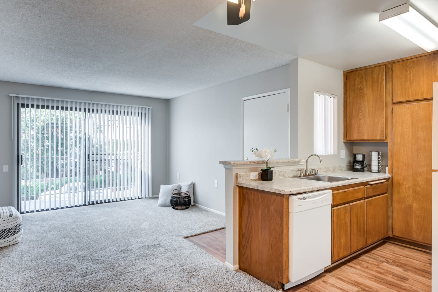 Modern kitchens for rent at The Villas at Rowland Heights in Rowland Heights, California