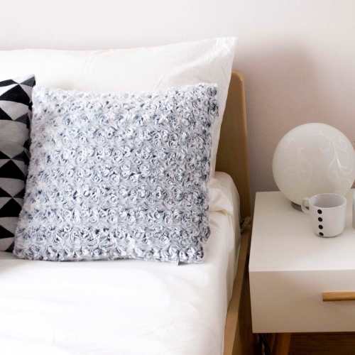 Bed and nightstand at Granite Creek in Rocklin, California