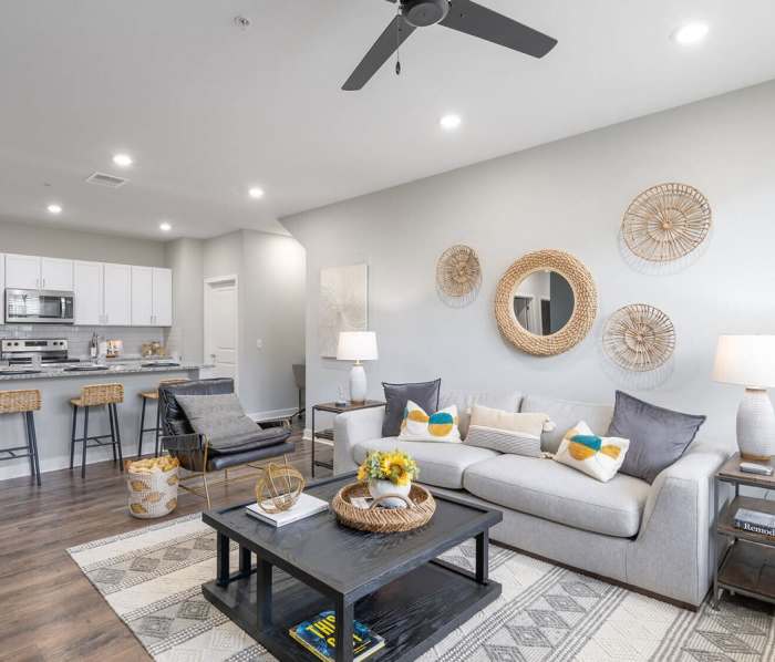 Living room at The Grove in Grand Rapids, Michigan