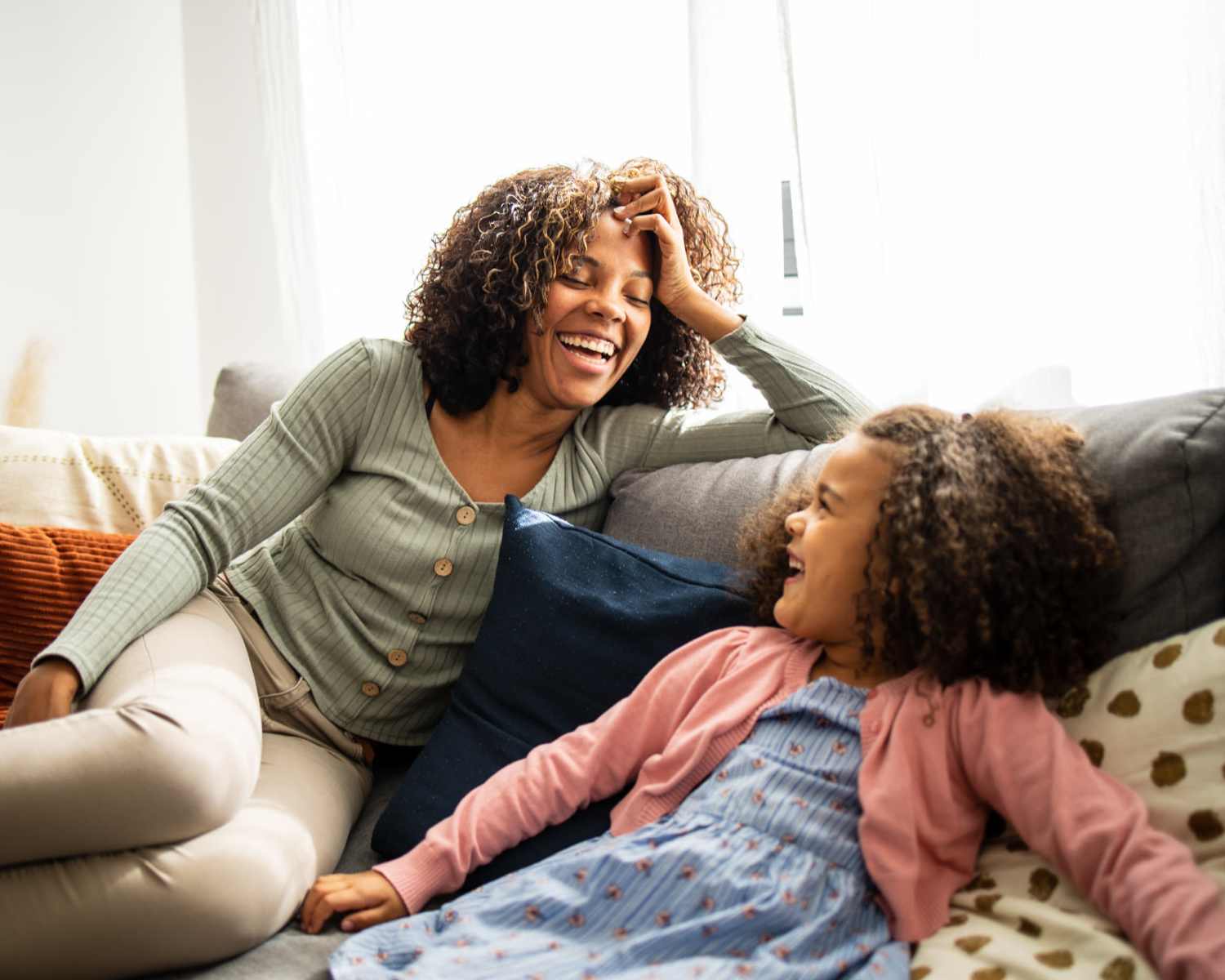 Resident and her daughter at Buffalo Terrace in Concord, North Carolina