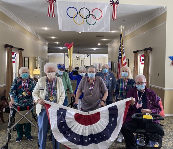 Bradenton (FL) residents capped off their Merrill Olympics with a fantastic closing ceremony.