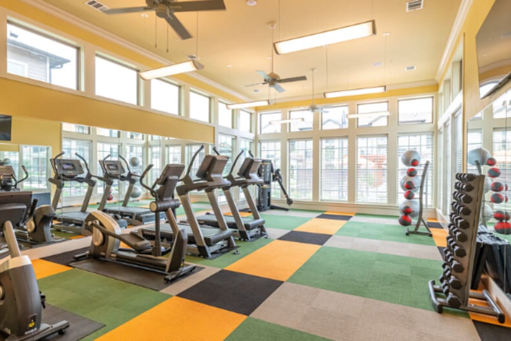 Gym in Cypress Creek at Hazelwood in Princeton, Texas