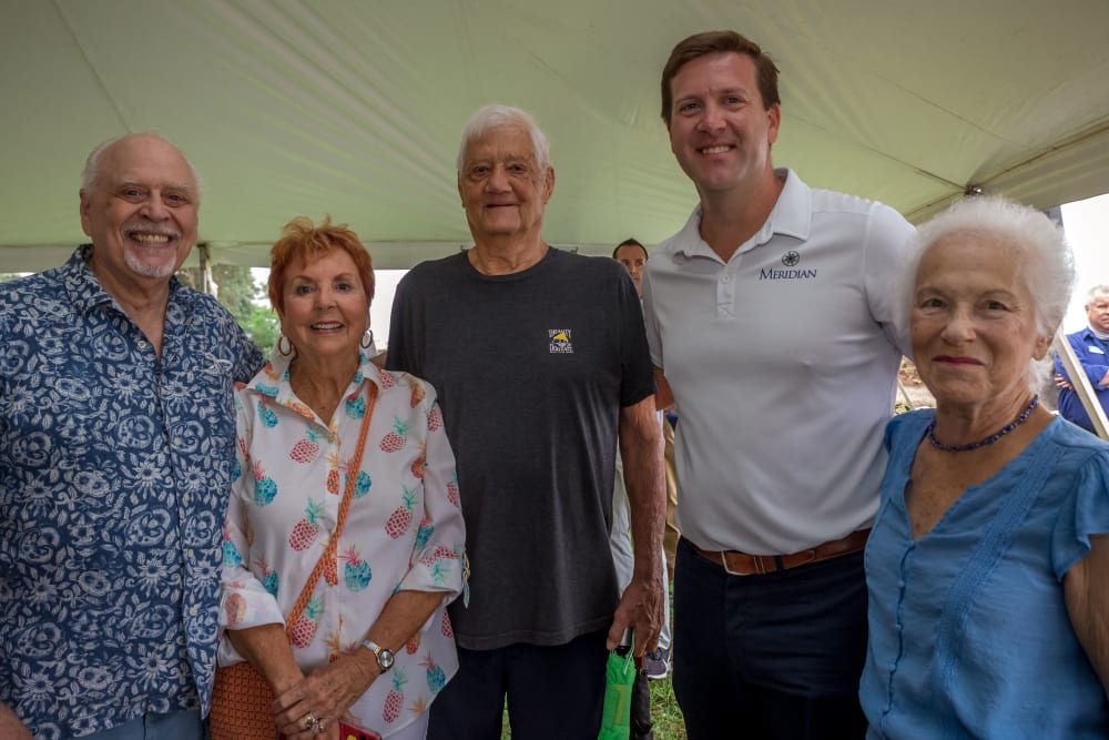 Punta Gorda Isles residents with Meridian Senior Living Chief Operating Officer