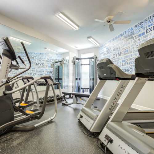 State of the art fitness center at Webster Green in Webster, New York