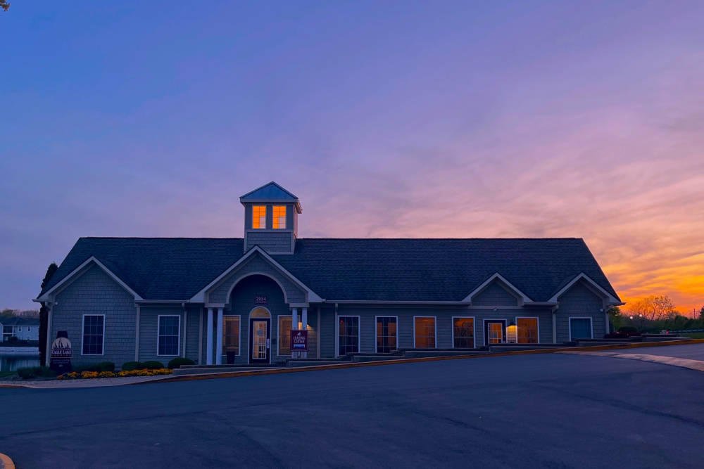 Apartments Exterior View at Eagle Lake Landing in Indianapolis, Indiana